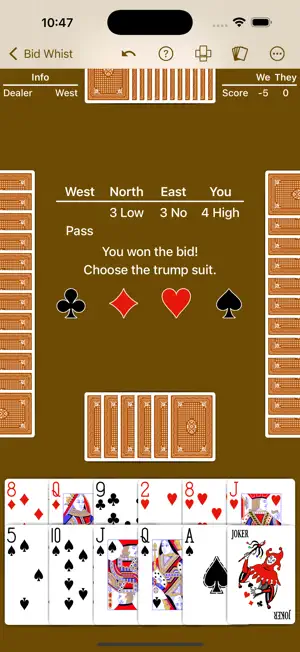 Bid Whist - Expert AI screenshot 4