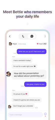 Bettie: Bias AI Chat iPhone screenshot