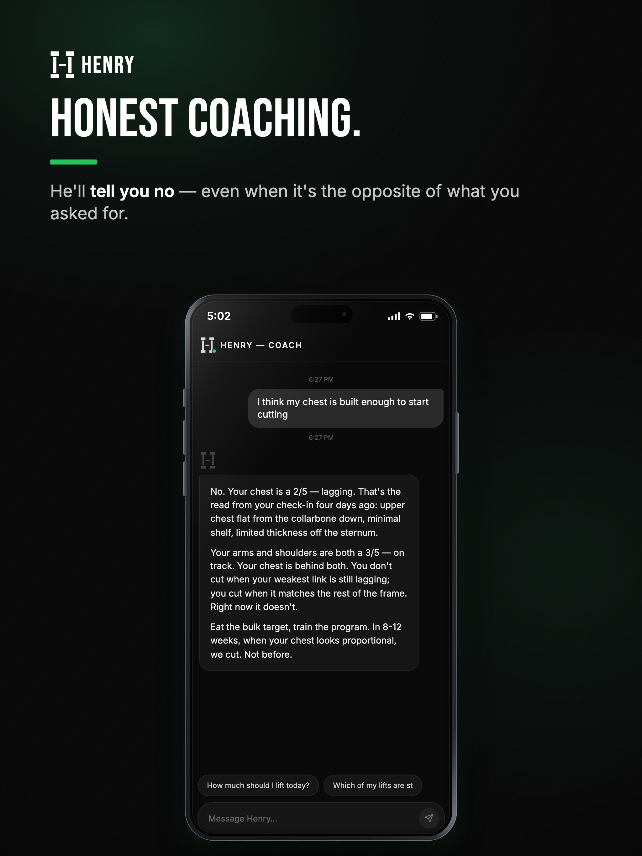 Henry: AI Fitness Coach screenshot 9