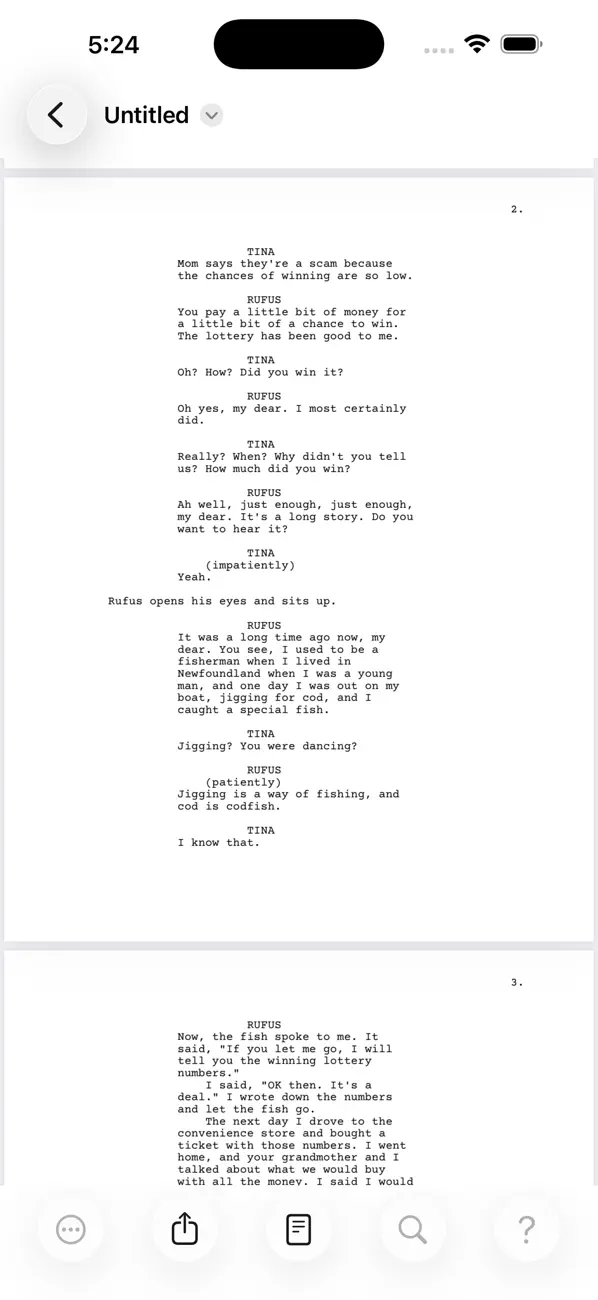 Nellie Screenplay Formatter Screenshot 4