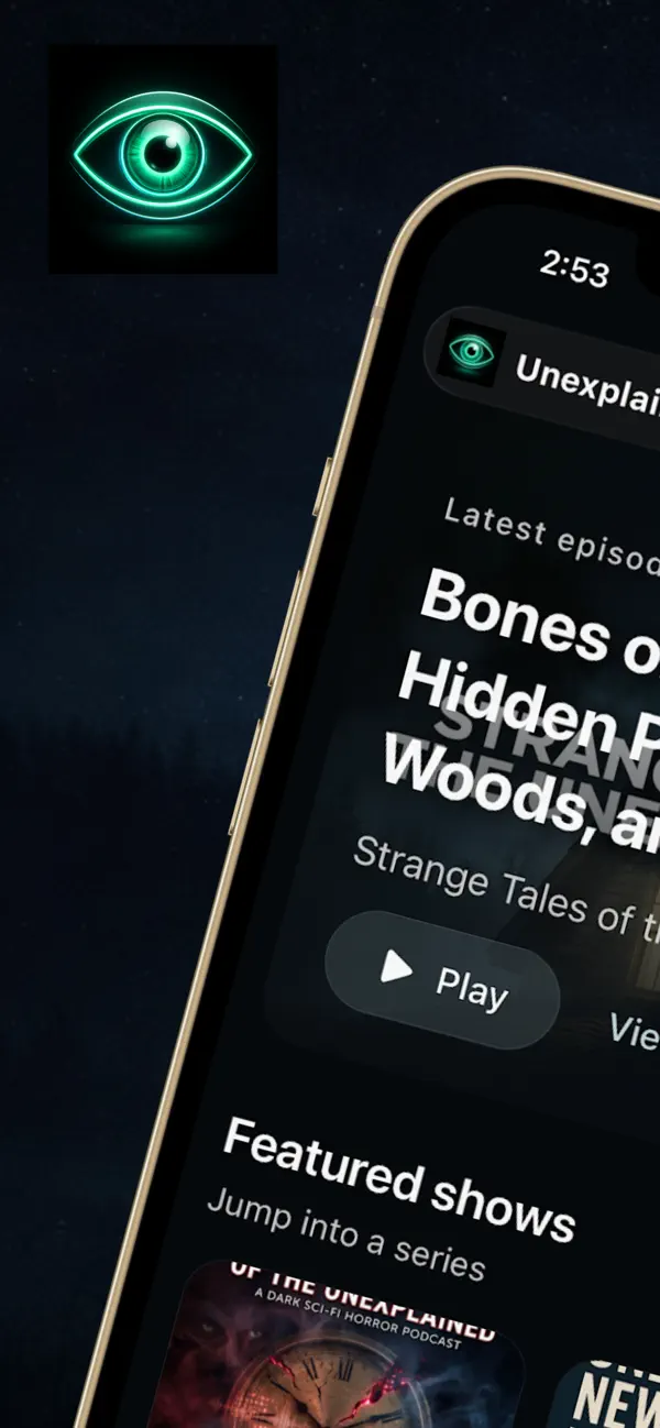Screenshot #1 pour Unexplained: Mystery Podcasts