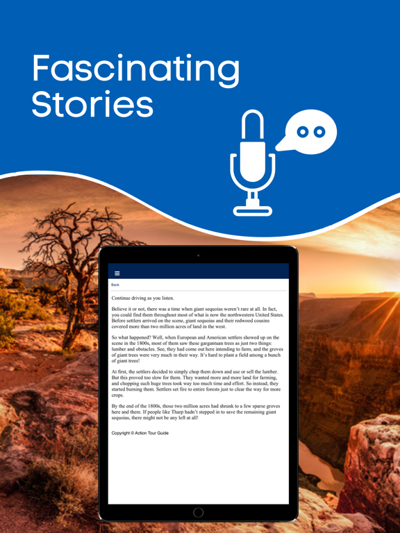 Grand Canyon NP Audio Guide iPad screenshot 6 - Travel app