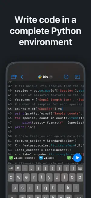 Juno – Python and Jupyter iPhone screenshot 2