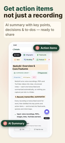 NotizAI: AI Lecture Note Taker Screenshot 2 of 8