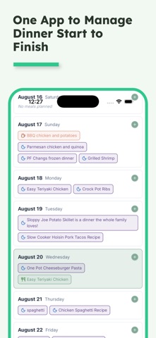 Meal Planning with DinnerBrain screenshot