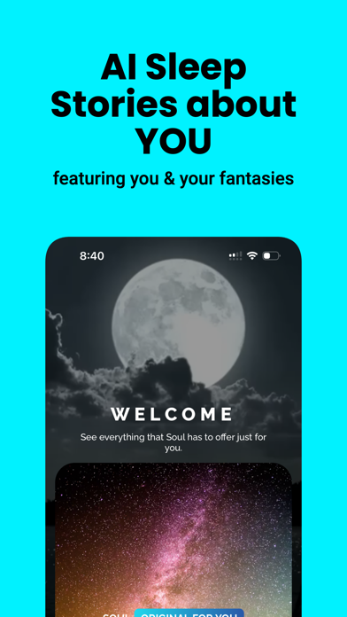 Soul: AI Sleep Stories Screenshot