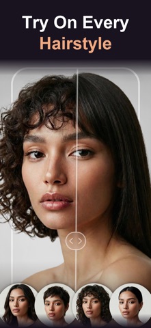 AI Haircut & Hairstyle Changer iPhone screenshot