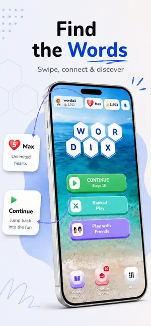Wordix : Word Game screenshot 1