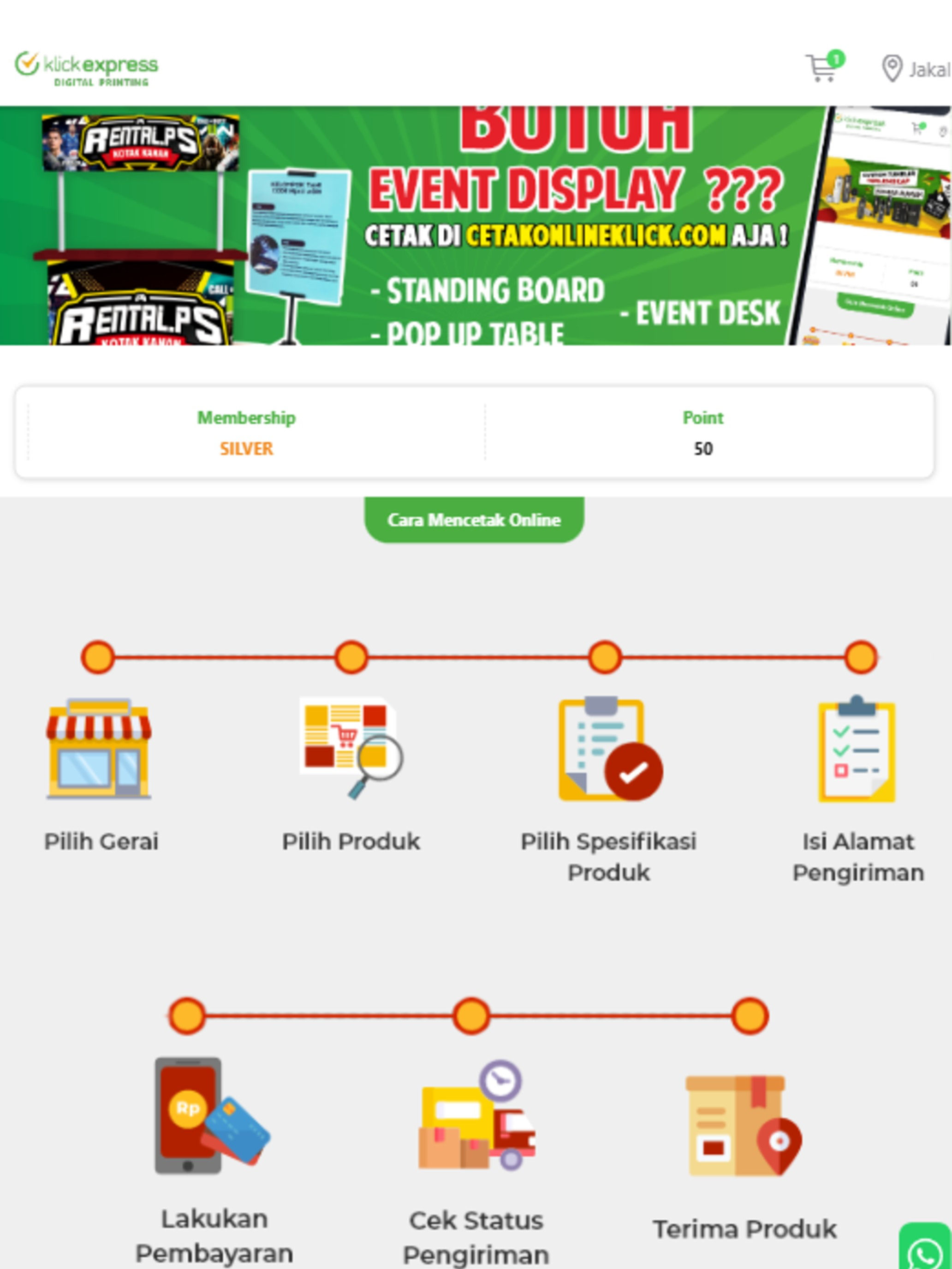 Cetak Online Klick screenshot 5