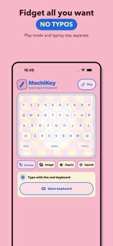 Mochi Keys: Squishy Toy Pad iPhone screenshot