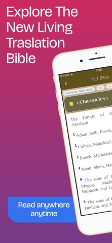 NLT Bible Offline in English iPhone screenshot