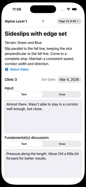 PSIA Alpine Level 1 Training screenshot 3