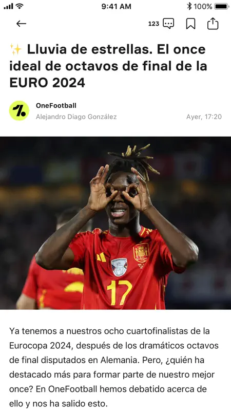 OneFootball: Resultados Fútbol screenshot 2 of 10