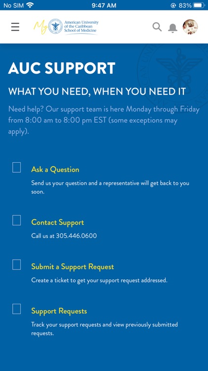 My AUC Med: Student Portal screenshot-3