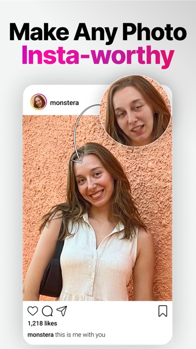 Retake AI Face & Selfie Editor Screenshot 3 - AppWisp.com Retake AI Face & Selfie Editor Screenshot 3 - AppWisp.com