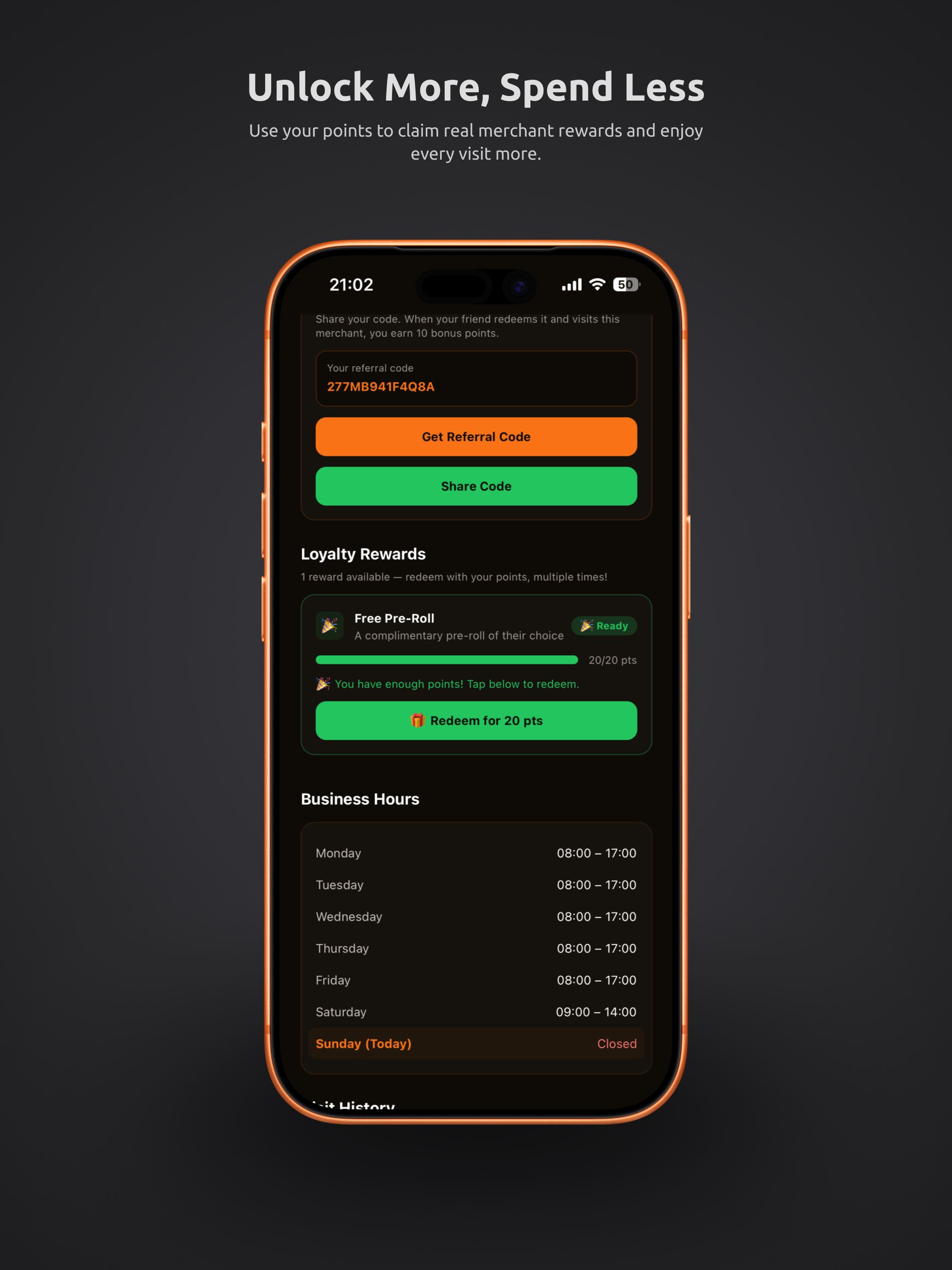 Lupp Rewards Customer