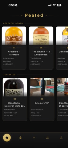 Peated: Whisky Journal Screenshot 2 of 6