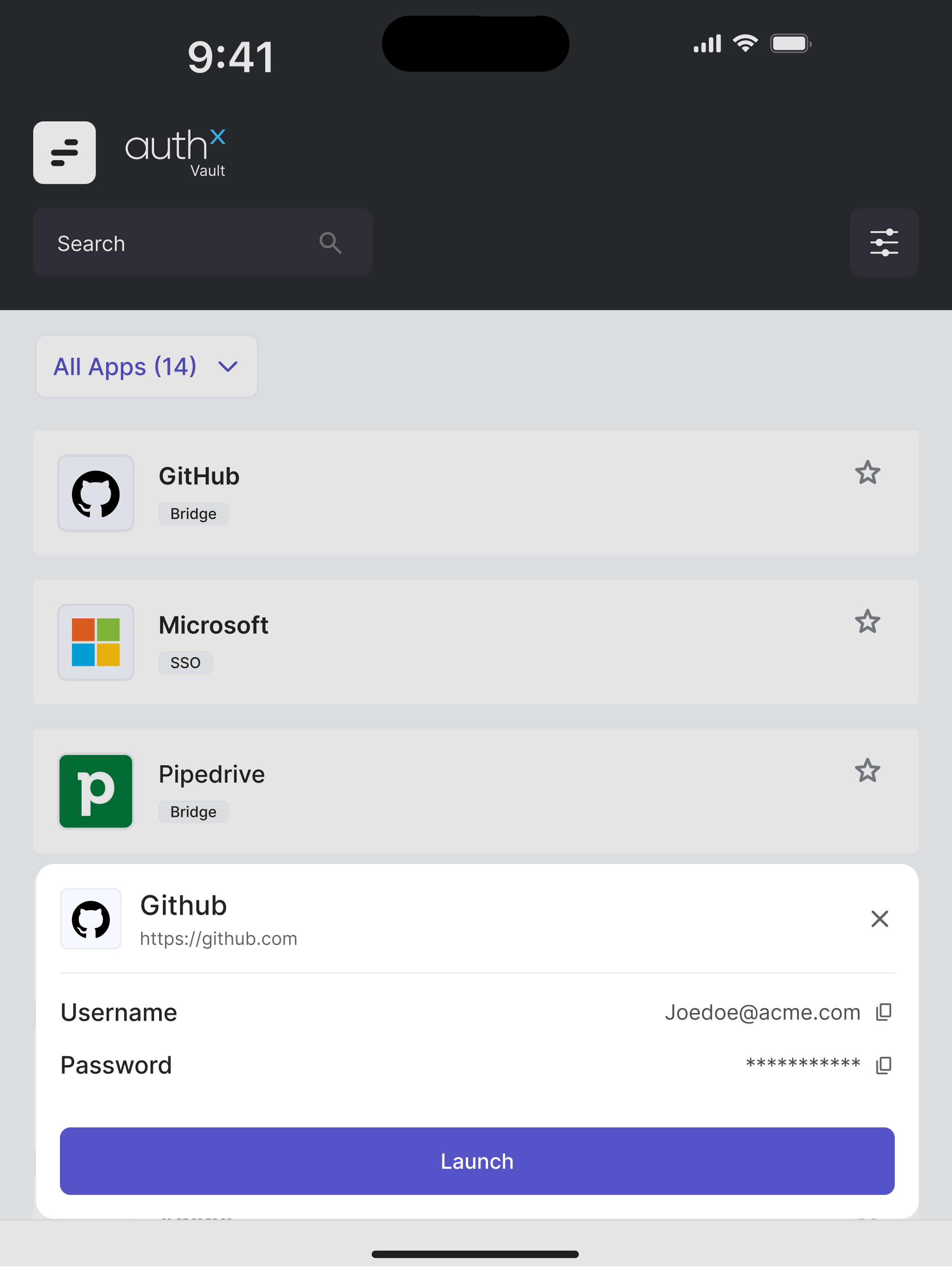 AuthX Vault