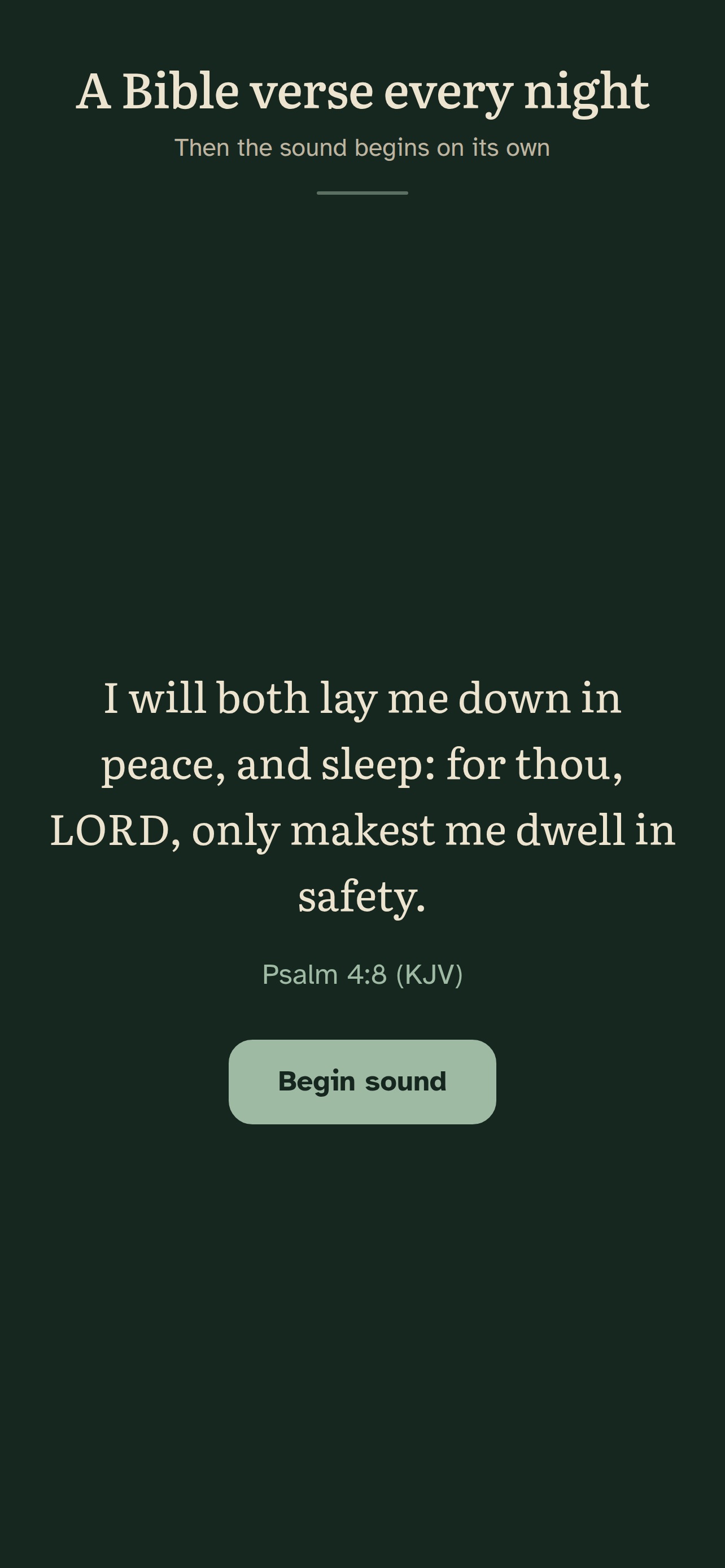 Screenshot 3 of Rest In Him: Green Noise Sleep
