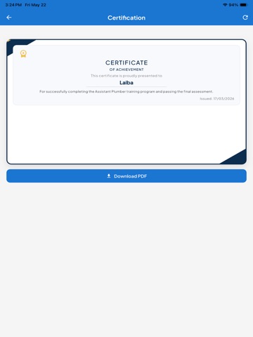 LabourPro iPad screenshot