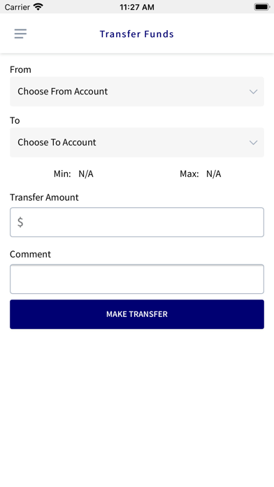 Woodmen FCU Mobile Banking Screenshot