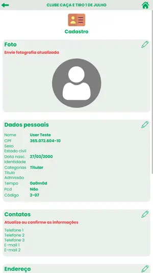 Clube Caça e Tiro 1° de Julho screenshot 2