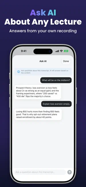Lecture Recorder AI: Lomel screenshot 4