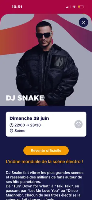 Chambord Live 2026 iPhone screenshot 3