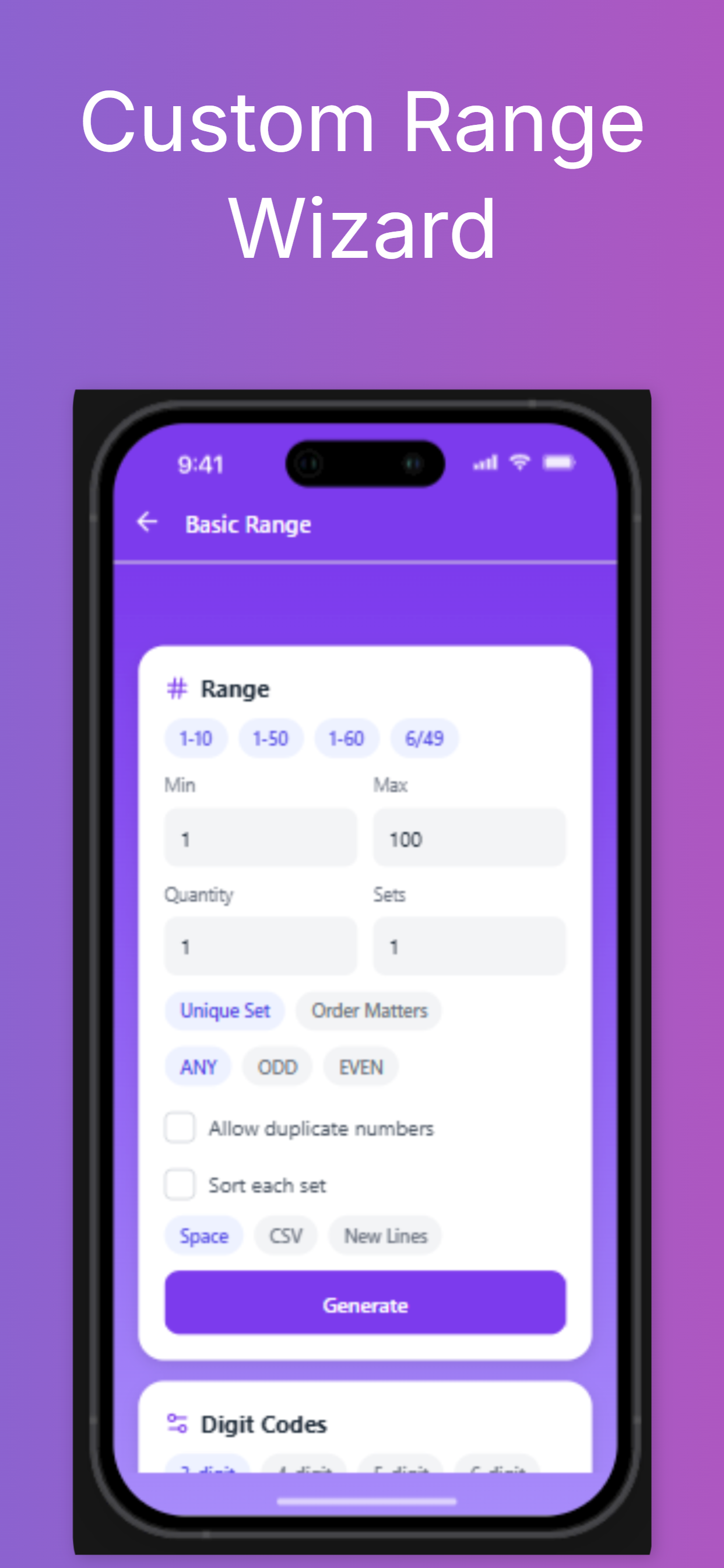 Mobile Random Number Generator screenshot 7