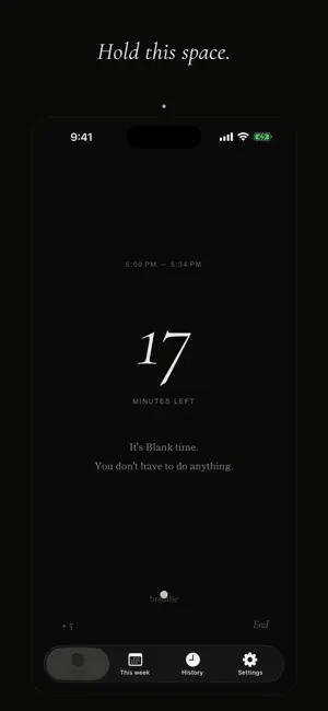 Blank — Hold the quiet hours screenshot 3