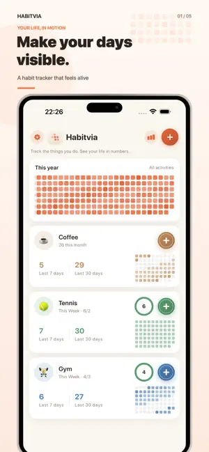 Habitvia: Habit Tracker screenshot 1