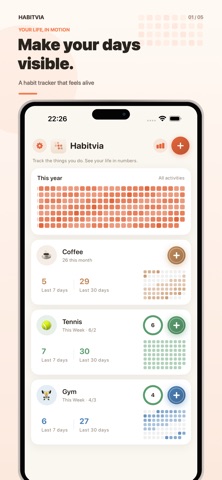 Habitvia: Habit Tracker Screenshot 1 of 5