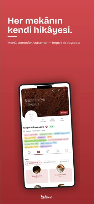 Kafe-in - şehri keşfet screenshot 3
