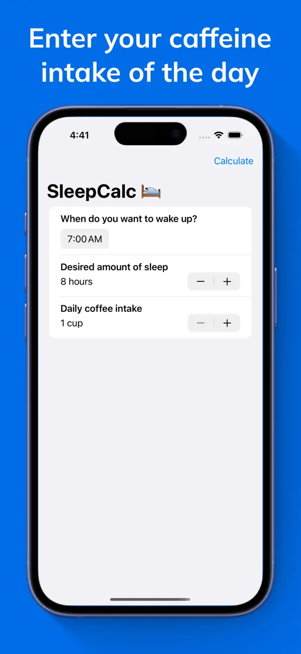 Screenshot #2 pour SleepCalc