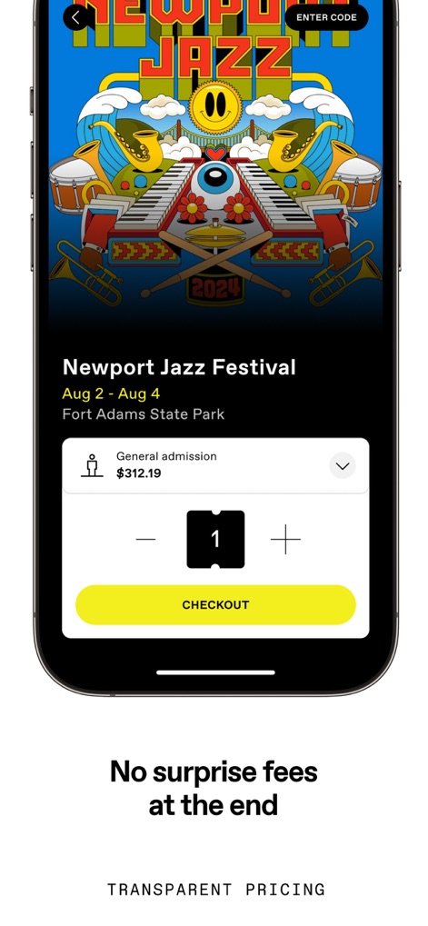 DICE: Live Shows - Seamless Ticket Purchase