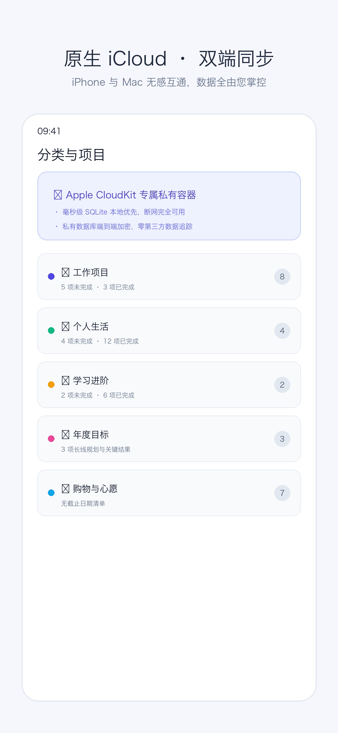 Screenshot 1 of 拾光待办