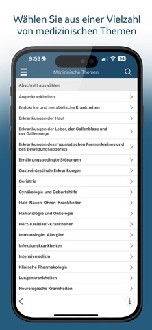 MSD Manual für Fachkräfte screenshot