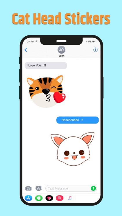 Animated CAT HEADS Stickers screenshot-4
