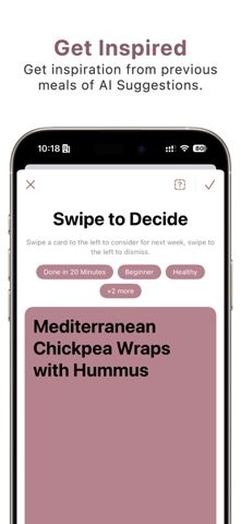 MealMe: Smart Meal Planner iPhone screenshot