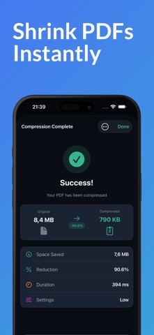 Mino - PDF Compressor & Merger Screenshot 2 of 6