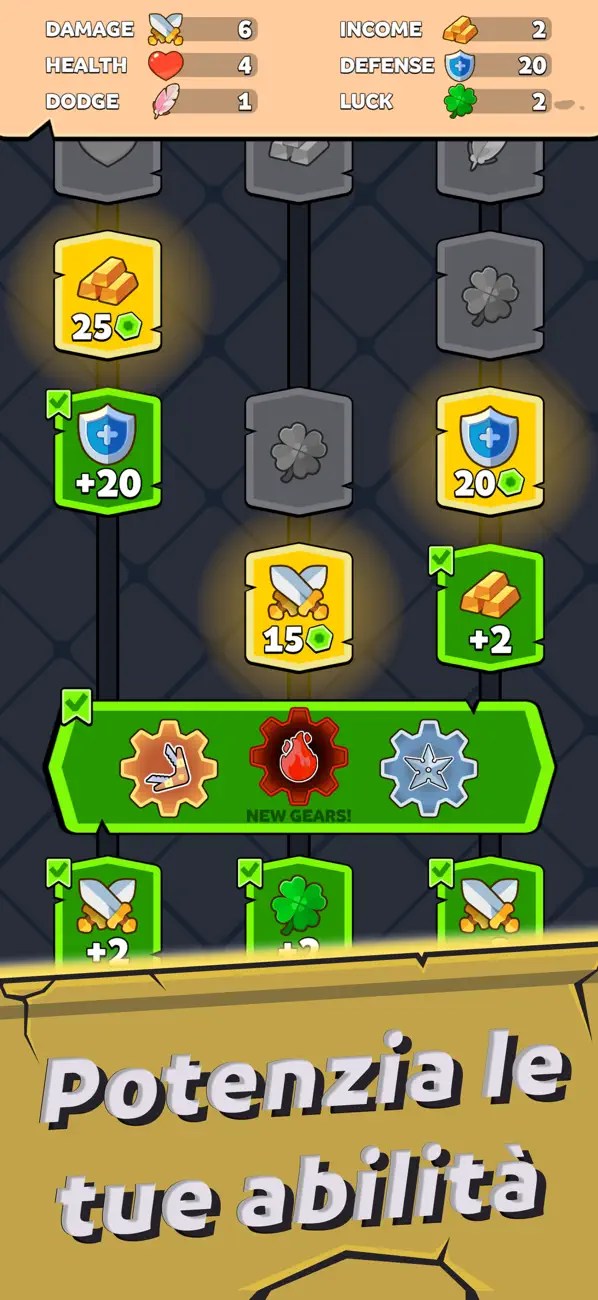 Gear Fight! iOS Mod IPA screenshot 3 - iOS game interface
