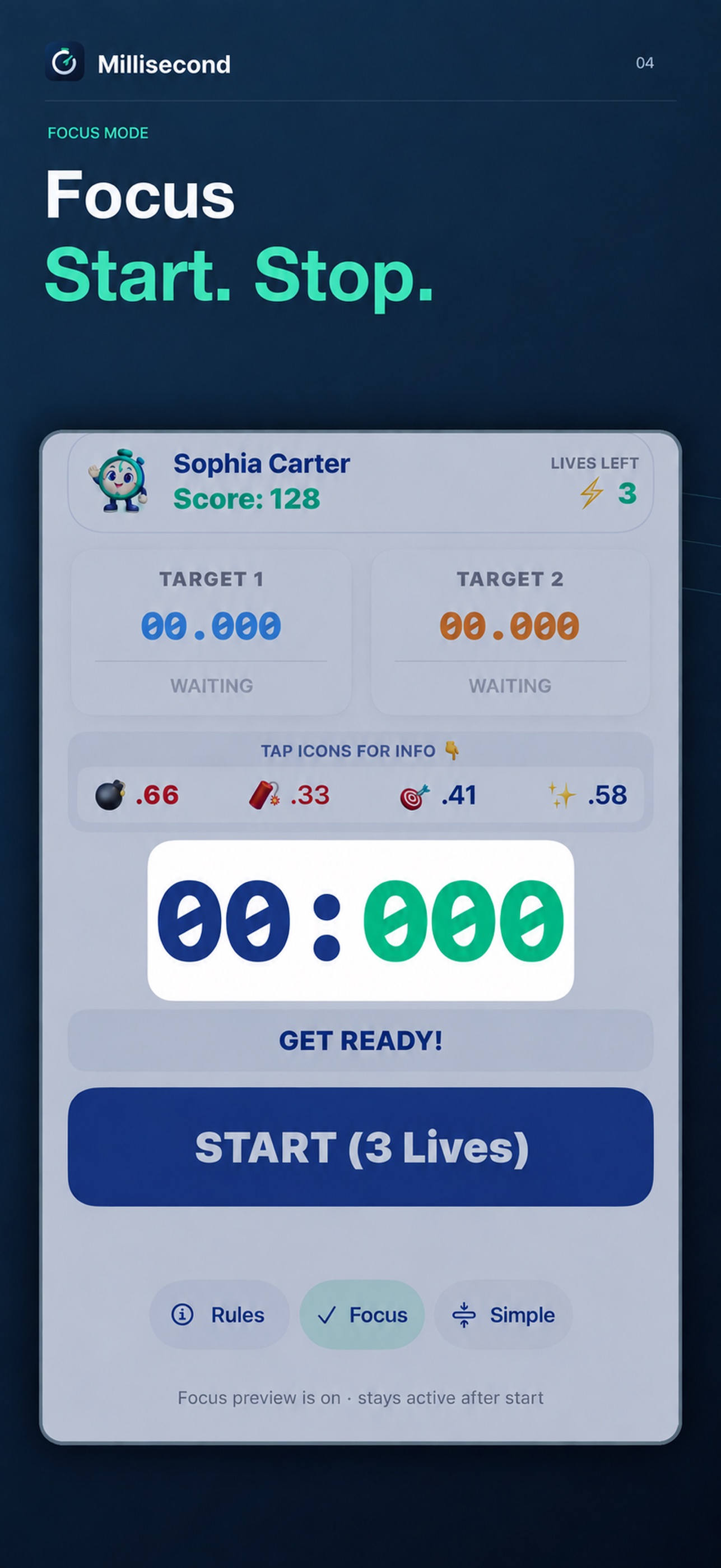 Screenshot 4 of Millisecond Game
