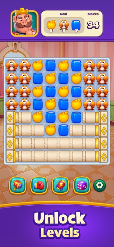 Piggy Kingdom - Match 3 Games screenshot 11
