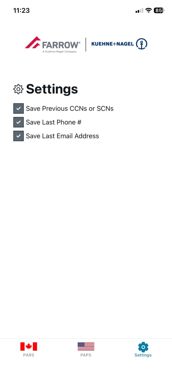 iPhone screenshot