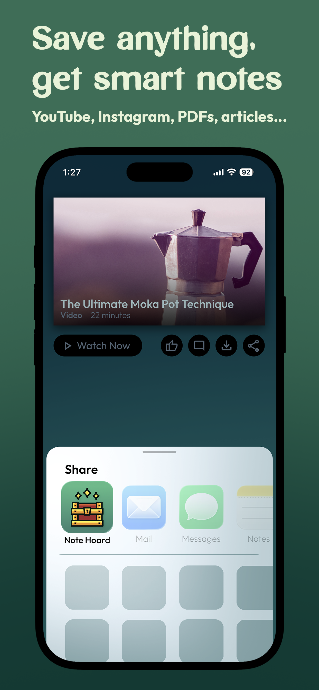 Note Hoard: Smart Bookmarks screenshot 2