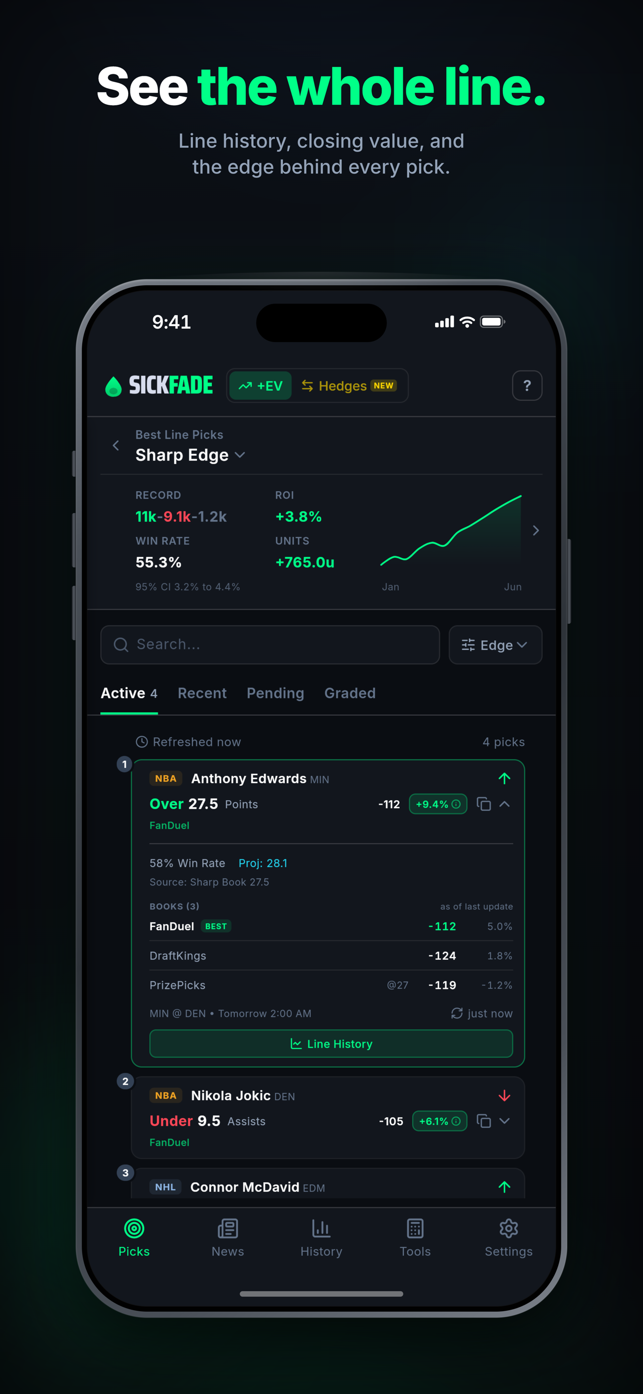 SickFade: Sharp Betting Picks screenshot 5