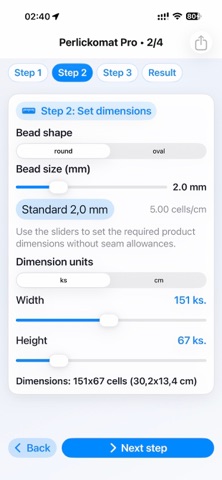 Perlickomat screenshot
