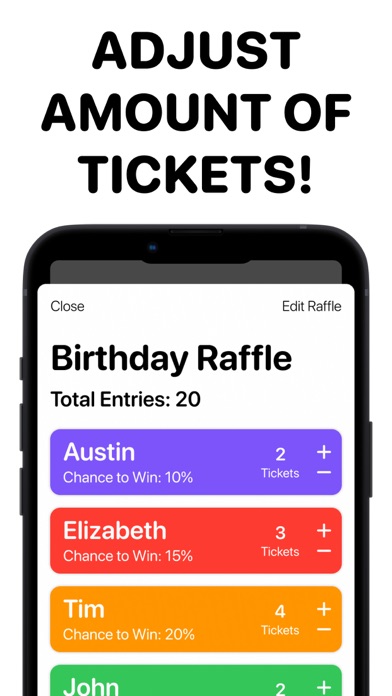 Raffle Name Screenshot