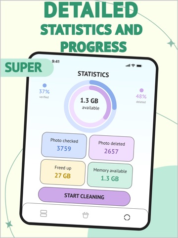 ClipCleaner－Clean Up Storage iPad screenshot