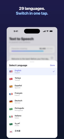Text to Speech: Any Language Screenshot 4 of 5